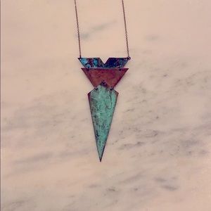 One of a kind metal necklace